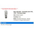 thumbnail image 2 of Map Light Bulb - Compatible with 1990, 1993 - 1994 Buick Regal, 2 of 2