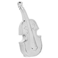 thumbnail image 5 of Hytrove 1Pack Cello Model Ornament Ceramic Desktop Decoration Minimalist Artistic Style Silver 18.00X8.00X4.50Cm, 5 of 8