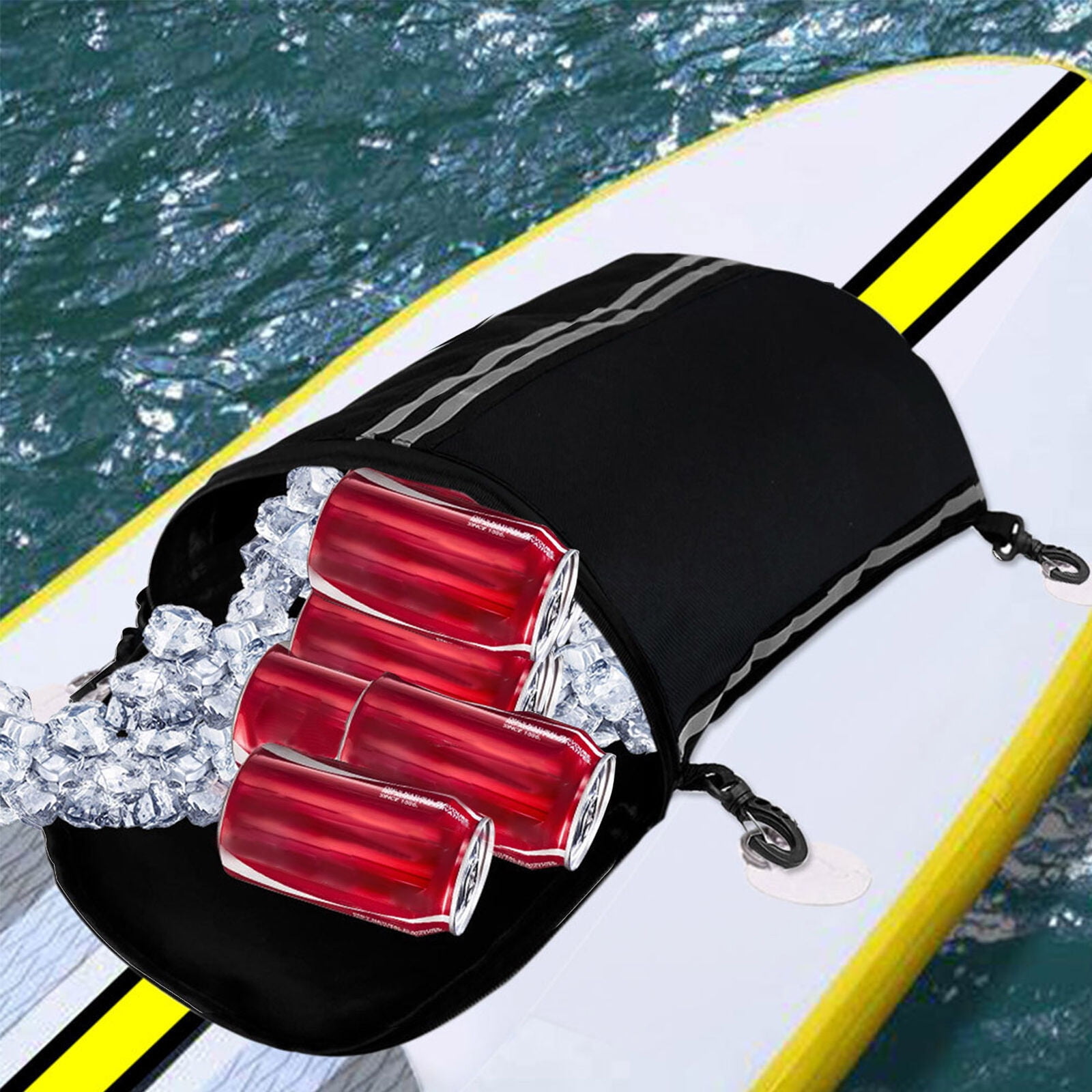 Durable Paddle Deck Storage Bag, Mesh Deck Zipper Bag for Kayaks, Deck Bag