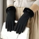 thumbnail image 4 of Guantes de lana de cachemira para mujer, bonitos guantes de invierno para montar, cálidos, acolchados, con pantalla táctil, resistentes al frío, para esquiar, 4 of 6