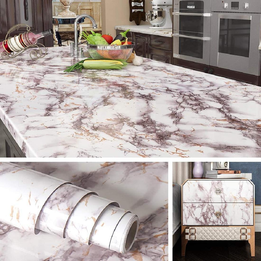 Marble contact paper selfadhesive granite wallpaper strip and paste