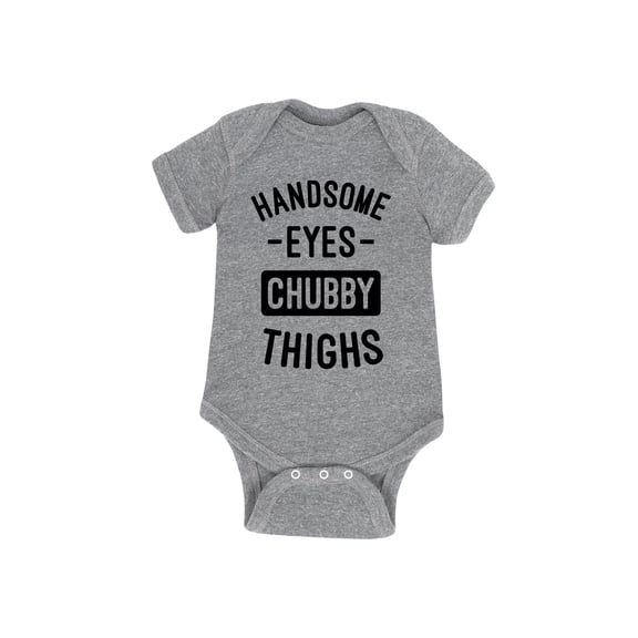 Instant Message - Handsome Eyes Chubby Thighs - Infant Baby One Piece