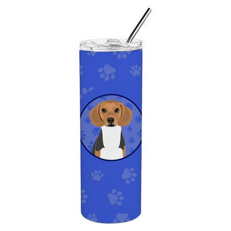 

Caroline s Treasures WDK1015TBL20 Beagle Tricolor Design1 Stainless Steel 20 oz Skinny Tumbler Blue 20 oz multicolor