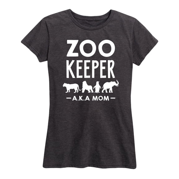 Instant Message - Zoo Keeper Aka Mom - Women's Short Sleeve Graphic T-Shirt