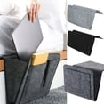 thumbnail image 2 of Bedside Caddy Bedside Felt Storage Organizer with Pockets for Phone Magazines Tablet Remotes Book Glasses, 2 of 9