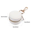 thumbnail image 3 of Casegrace Portable Jewelry Box With Keychain, Ladies Bag Pendant Ornaments, Travel Jewellery Storage Box, Ring Holder, Necklace Earrings Mini Circular Organizer Box, 3 of 6