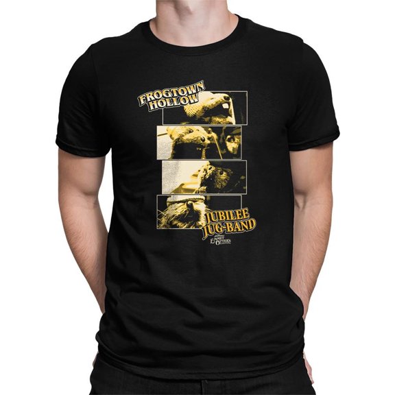 Frogtown Hollow Jug-Band Festive Graphic T-shirt Men's