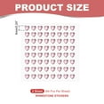 thumbnail image 2 of Heart Stickers, Self Adhesive Acrylic Heart Rhinestones Jewel Stickers for Crafting Pink 2 Sheet, 2 of 6