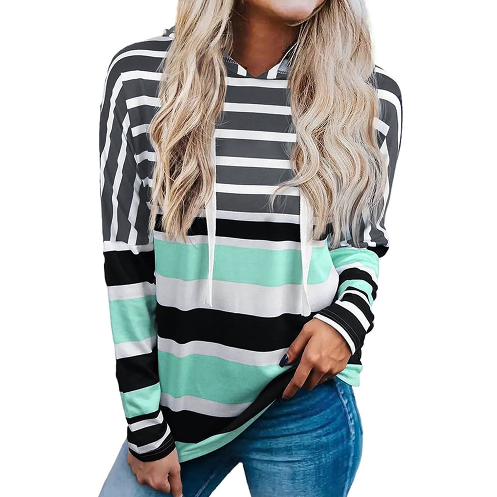 adviicd Crop Sweatshirts For Women Women's Long Sleeve Round Neck Casual T  Shirts Blouses Sweatshirts Tunic Tops with Pocket Fashion - Walmart.com