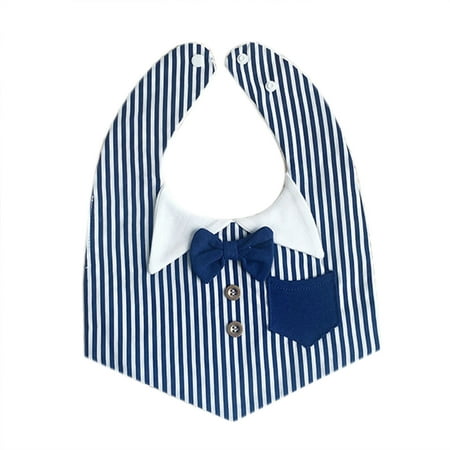 

Wanwan Drool Bib U-shaped Water Absorption Soft Baby Bow Tie Feeding Bib for Toddlers