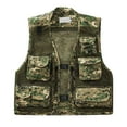 thumbnail image 1 of CAROOTU Men Fishing Vest Multi-Pocket Quick Dry Mesh Vest Outdoor Waistcoat, 1 of 6
