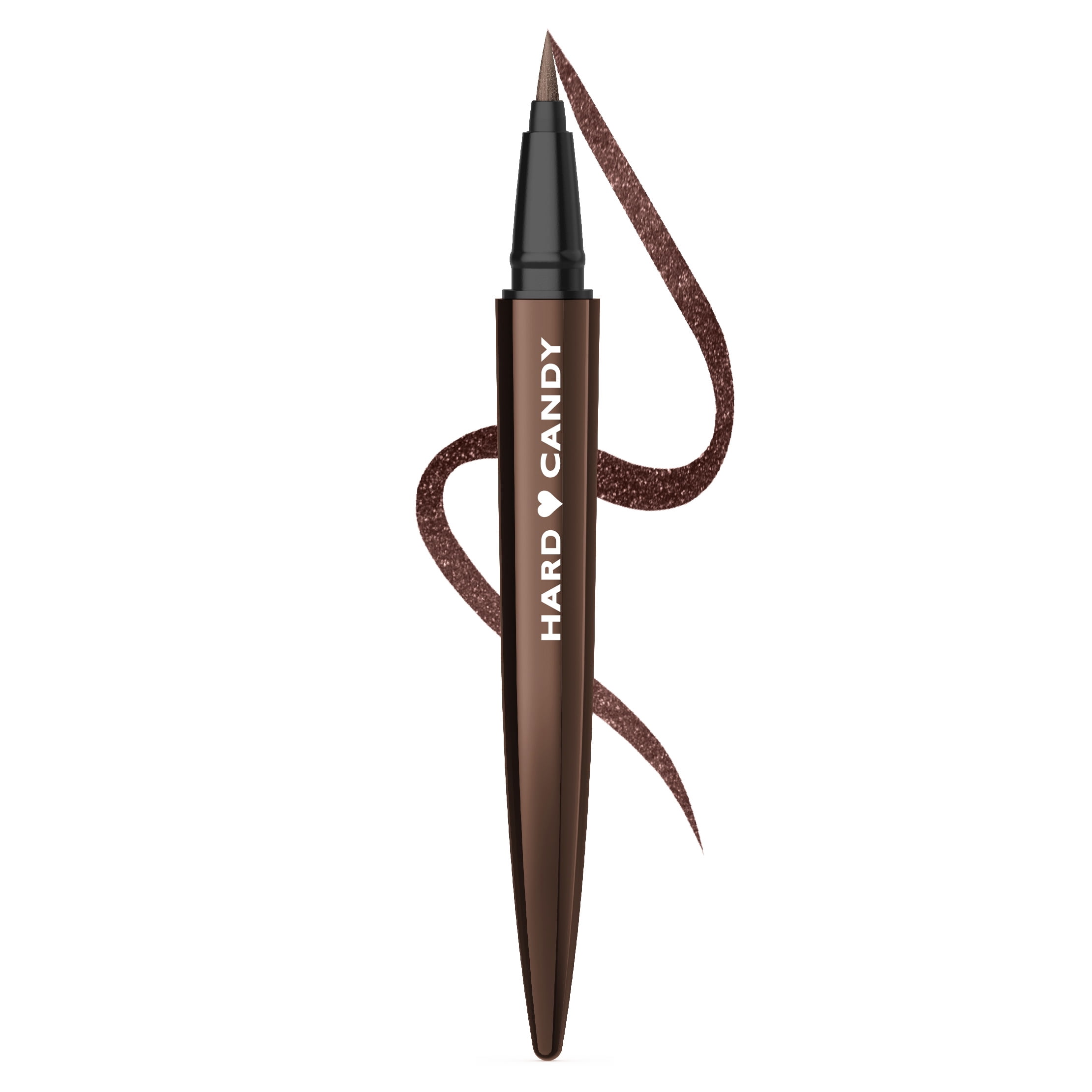 (2 pack) Hard Candy Party Lines Color Play Eyeliner, Liquid, 24HR, Espresso My Feelings, Metallic Brown
