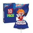 thumbnail image 2 of (2 pack) Ricolino Paleta Payaso Chocolate Marshmallow Lollipop, 10 Count Box, 2 of 15