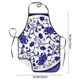 thumbnail image 2 of Fuzoiu Blue And White Porcelain Pattern Print Kitchen Cooking Aprons,Kitchen Cooking BBQ Aprons,Chef Apron with 2 Pockets for Men Women,Art Aprons for Painting Pottery Ceramics, 2 of 7