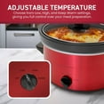 thumbnail image 4 of 2qt Oval Slow Cooker with Adjustable Settings and Keep Warm, 4 of 6