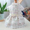 thumbnail image 1 of Xiao Hua Vestido para cachorro, bonito vestido de princesa para gato, falda para perritas pequeñas (A47, L), 1 of 4