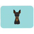 thumbnail image 1 of Checkerboard Blue Min Pin Mouse Pad, Hot Pad Or Trivet, 7.75 x 9.25 In., 1 of 1
