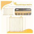 thumbnail image 5 of JTAOT 24" - 40" Wide Walk Thru Pet Gate, Wooden Dog Gate for Stairs, Hallways, & Doorways, for Small and Medium Dogs, 5 of 9