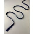 thumbnail image 2 of Polypropylene Grosgrain Ribbon, 0.375in x 100 yards, Navy with White Stitches, 2 of 4