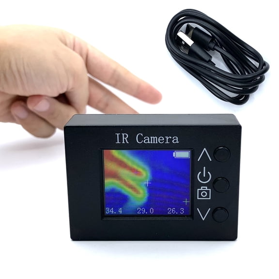 Portable Thermal Imager - Handheld Infrared Sensors - 32 * 24 Pixel Resolution - 1.8inch TFT Display - Clear Imaging Camera - Temperature Measurement Instrument (-40℃ to 300℃)