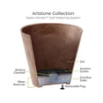 thumbnail image 3 of Root & Vessel Napa Bowl Planter, Rust, 16", 3 of 5