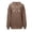Brown, variant on Busydd Womens Hoodies Pullover Fashion Love Heart Graphic Hoodie Casual Drawstring Hooded Sweatshirts Comfy Versatile Womens Long Sleeve Tops with Pocket 2XL