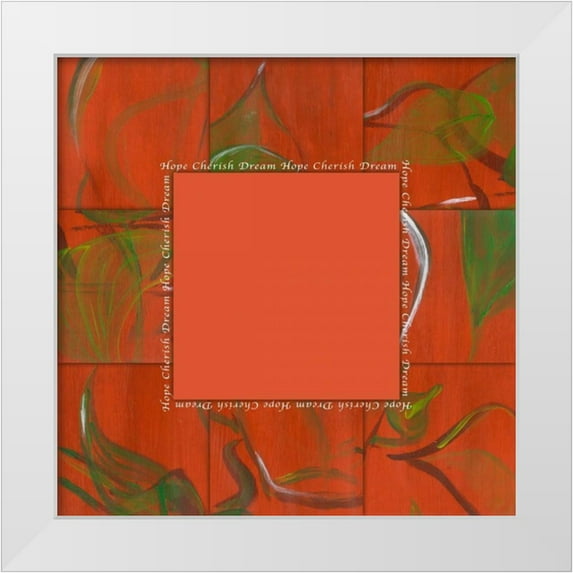 Pazan, Tony 26x26 White Modern Wood Framed Museum Art Print Titled - Cherish