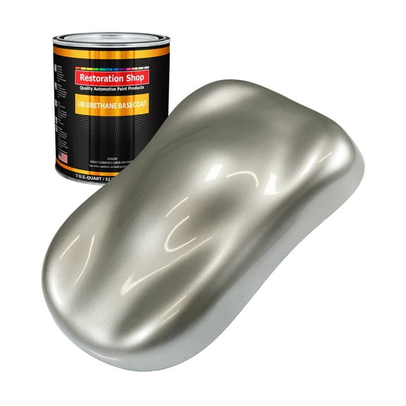Pewter Silver Metallic 1 Quart URETHANE BASECOAT Car Auto Body Paint