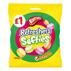 BARRATT REFRESHERS SOFTIES 120G (Pack of 12)