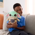 thumbnail image 2 of Star Wars The Mandalorian & Grogu Movie Grogu Rondel Design 9-inch Soft Plush Doll Collectible, 2 of 6