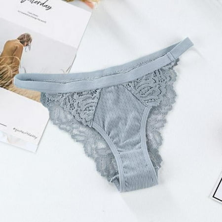 

Aayomet Women Panties Lace Womes Lace Underwear Panties Sexy Soft SeamlessTrim Briefs Hipster Panties For Ladies Blue XXL