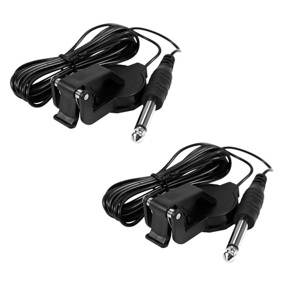 2X Clip-On Pickup for Acoustic Guitar Mandolin Bouzouki Violin Banjo Ukulele