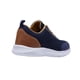 thumbnail image 3 of Tenis Casual Para Hombre En Mezcla De Textiles Azul Marino Con Detalles En Café, Agujetas Ajustables, 3 of 4