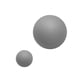 thumbnail image 5 of 2x Pelotas de de Pelotas Miofasciales Pelotas de Pelotas para Fascitis para Espalda, Pies, Nudos Musculares, Liberación Miofasc Gris, 5 of 8