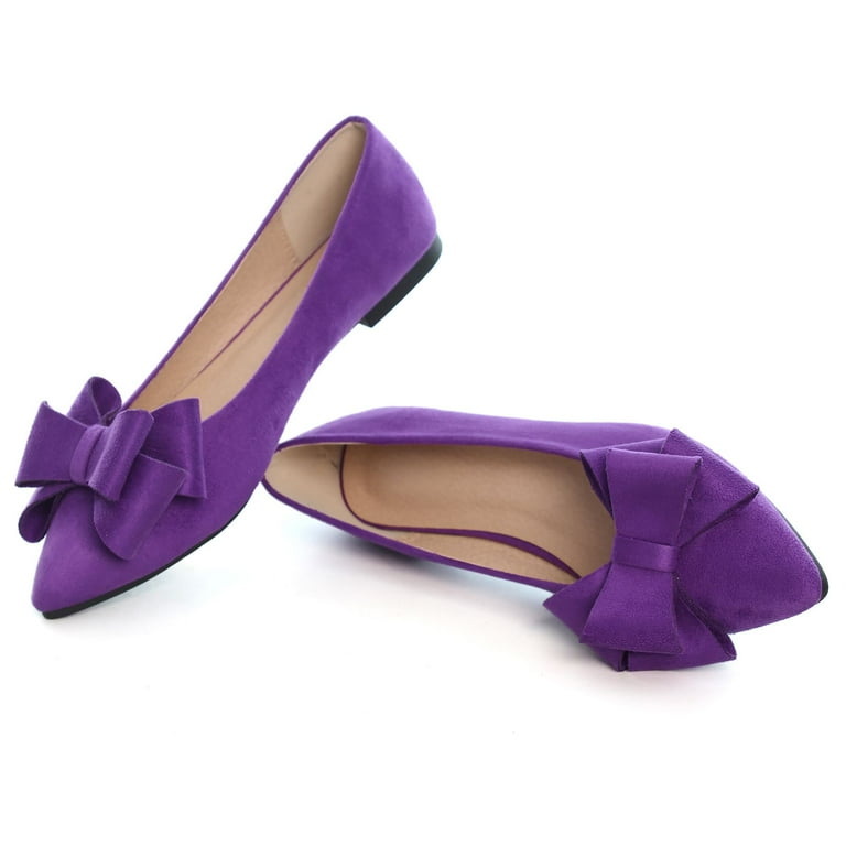 Purple flats store walmart