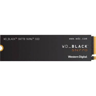 WD_BLACK SN770 WDS100T3X0E-00B3N0 - SSD - 1 TB - internal - M.2 2280 - PCIe 4.0 x4 (NVMe)