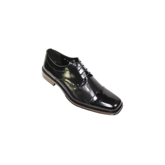 ZAPATOS DE VESTIR EVOLUCION HOMBRE CABALLERO NEGRO PIEL 25715 LEON 25715p