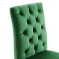 thumbnail image 6 of Modway Duchess Performance Velvet Dining Chairs - Set of 2 in Emerald, 6 of 9