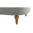 thumbnail image 3 of Jennifer Taylor Home La Rosa 68.5" Velvet Tufted Rolled Arm Chesterfield Loveseat Opal Grey Velvet, 3 of 11