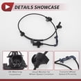 thumbnail image 4 of Unique Bargains ABS Wheel Speed Sensor ABS Sensor Anti-lock Braking System Sensor No.57455SWA003 for Honda CRV 2007-2011 1 Pc Front Left, 4 of 7