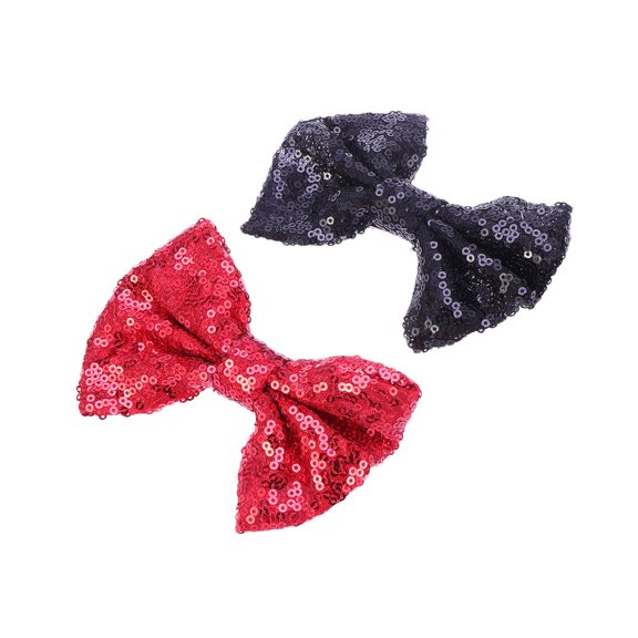 ETEREAUTY 2-Pack Non-Fading Bowknot Hair Pins in Assorted Colors for Everyday Hair Styling and Accessories