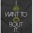 thumbnail image 2 of I Donut Want to Taco Bout it Food Pun Long Sleeve TShirt Men Women Brisco Brands 2X, 2 of 6