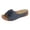 Blue, variant on Orthopedic Wedge Sandals for Women Flower Open Toe Platform Arch Support Comfort Dressy Casual Summer Boho Beach Slides Ladies Sandals Trendy Sandals 2026 Wide Width