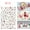 R112, variant on Christmas nail decals ornaments nail stickers