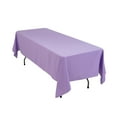 thumbnail image 3 of Efavormart Lavender Seamless Premium Polyester Rectangular Tablecloth 220GSM 60"x102", 3 of 6