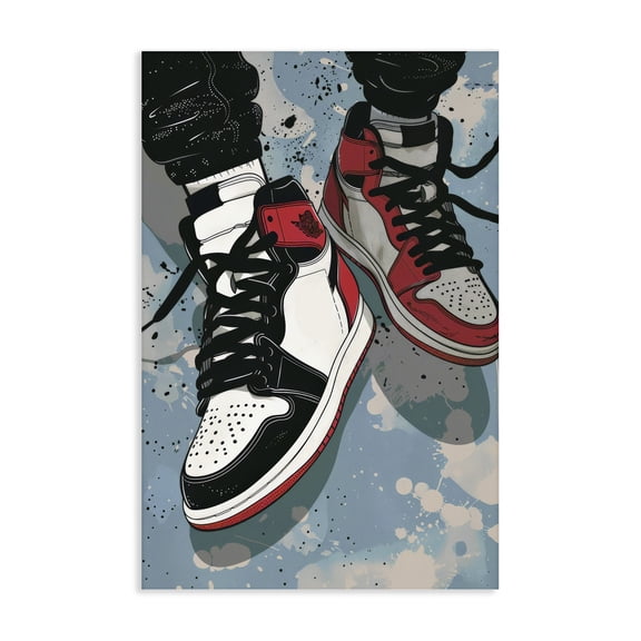 Stupell Industries Casual Streetwear Sneakers Canvas Wall Art, design by Ray Powers