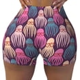 thumbnail image 2 of Rocae Octopus in love for Women's Quick-Dry Running Shorts,Ladies Active Athletic Apparel Yoga Workout Gym Running Volleyball Spandex Shorts-XX-Large, 2 of 8