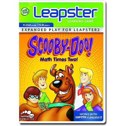 Math Times Two Learning Game Leap Frog 5-8 Years NEW Leapster 1 2 SCOOBY-DOO 