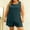 Blackish Green, variant on Endives Plus Size Women's Summer Two-Piece Pajama Set Lightweight Ruffled Sleeveless Tank Top and Shorts Matching Pajamas Set for Women Sleepwear Loungewear Home Clothing Brick Red M