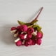thumbnail image 5 of Flores artificiales de alta gama - Margarita artificial, decoración del hogar, flores de plástico - Rojo, 5 of 6